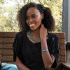 19" Graduated Turquoise Chip Necklace