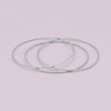 Hammered Wire Bangle Bracelet
