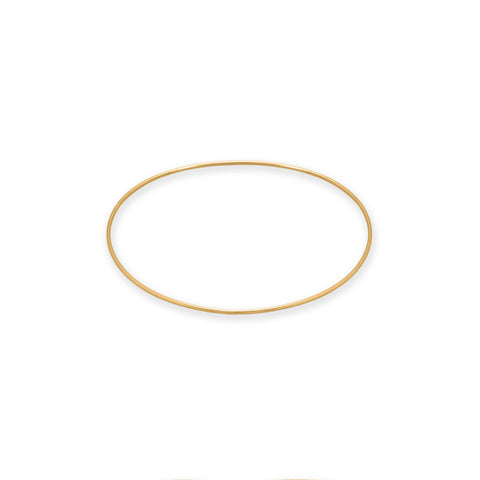 14/20 Gold Filled Smooth Wire Bangle Bracelet