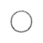 5mm Oxidized Bead Stretch Bracelet