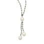 Labradorite Necklace with Cultured Freshwater Pearl Drop