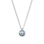 Reversible Ancient Roman Glass and Flower Design Necklace