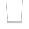 Engravable Bar Necklace
