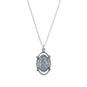 Oxidized Rope Design Ancient Roman Glass Necklace