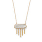 14 Karat Gold Plated Cultured Freshwater Pearl Necklace