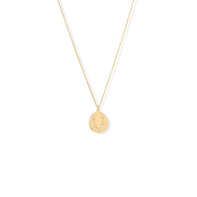Cosmic Constellations! 16" + 2" Zodiac Coin Necklace (All Signs)