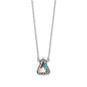 18" + 2" Oxidized Spiny Oyster and Turquoise Necklace