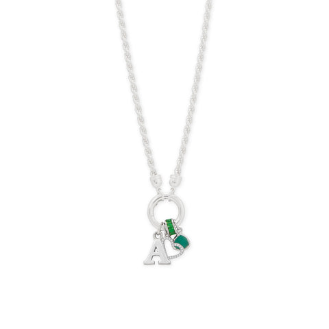 Oxidized Alphabet Initial Charm Series (A-Z)