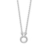 18" Inverted Hinge Clasp Rope Necklace