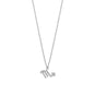 16" Rhodium Plated CZ Zodiac Symbol Necklace (All Signs)