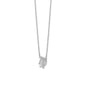 16" Rhodium Plated CZ Zodiac Symbol Necklace (All Signs)