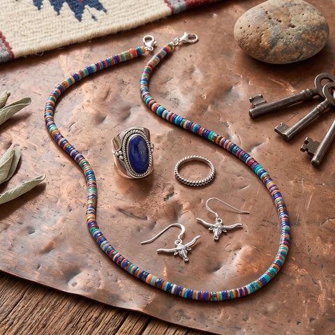 Oxidized Lapis Ring