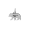 Silver or Gold "baby" Bear Charm