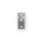 Rhodium Plated Grey Enamel Inlay Dotted Wheel Bead Charm