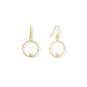 14/20 Gold Filled 15mm Circle with CZ Earrings