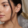 14 Karat Gold Plated Solitaire Lab Grown Diamond Stud Earrings