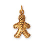 Silver or Gold Gingerbread Man Charm