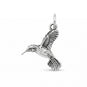 Silver or Gold 3D Hummingbird Charm
