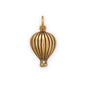 Silver or Gold Hot Air Balloon Charm