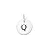 Oxidized Round Letter Initial Charm Series(A-Z)