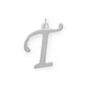 Large Polished Letter Initial Pendant Series (A-Z)