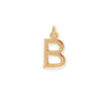 14 Karat Gold Plated Polished Letter Initial Charm Series (A-Z)