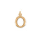 14 Karat Gold Plated Polished Letter Initial Charm Series (A-Z)