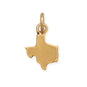 Silver or Gold Small Texas State Charm