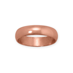 4.7mm Domed Solid Copper Ring
