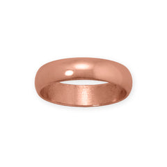 4.7mm Domed Solid Copper Ring