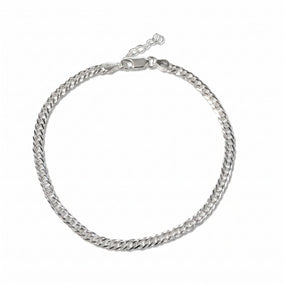 9" + 1" Rombo Chain Anklet