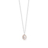 16" + 2" Natural Color Cultured Freshwater Rice Pearl Necklace