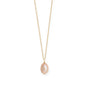 16" + 2" 14/20 Gold Filled Natural Color Cultured Freshwater Rice Pearl Necklace