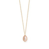16" + 2" 14/20 Gold Filled Natural Color Cultured Freshwater Rice Pearl Necklace