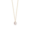 16" + 2" 14/20 Gold Filled Natural Color Cultured Freshwater Rice Pearl Necklace