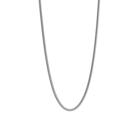 20" Oxidized Snake Chain (2.4mm)