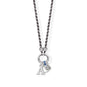 18" Oxidized Inverted Hinge Clasp Rope Necklace