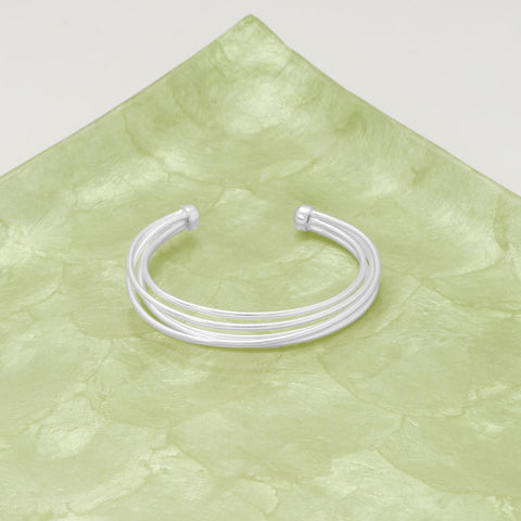 Multi Row Statement Cuff Bracelet