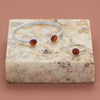 8mm Round Genuine Baltic Amber Ring
