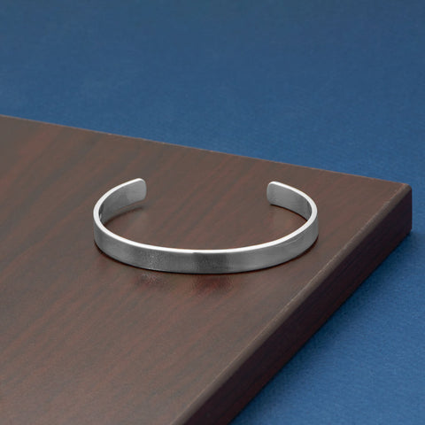 7.5mm Polished Unisex Cuff Bracelet