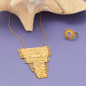 Vacation Ready! 14 Karat Gold Plated Jewelry Set