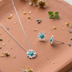 Wildflower Wishes! Rhodium Plated Jewelry Set