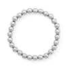 8" 8mm Stainless Steel Bead Stretch Bracelet