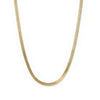 18 Karat Gold PVD Stainless Steel 3mm Herringbone Necklace