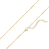 16" + 2" 18 Karat Gold PVD Stainless Steel Satellite Bar Necklace