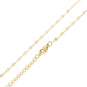 15" 18 Karat Gold PVD Stainless Steel Coffee Chain Y-Drop Necklace