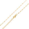 15" 18 Karat Gold PVD Coffee Chain Y-Drop Necklace