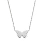 18" + 2" Stainless Steel Butterfly Necklace
