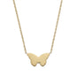 18" + 2" 18 Karat Gold PVD Butterfly Necklace