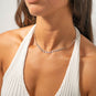 16" + 2" Stainless Steel Sunburst Necklace